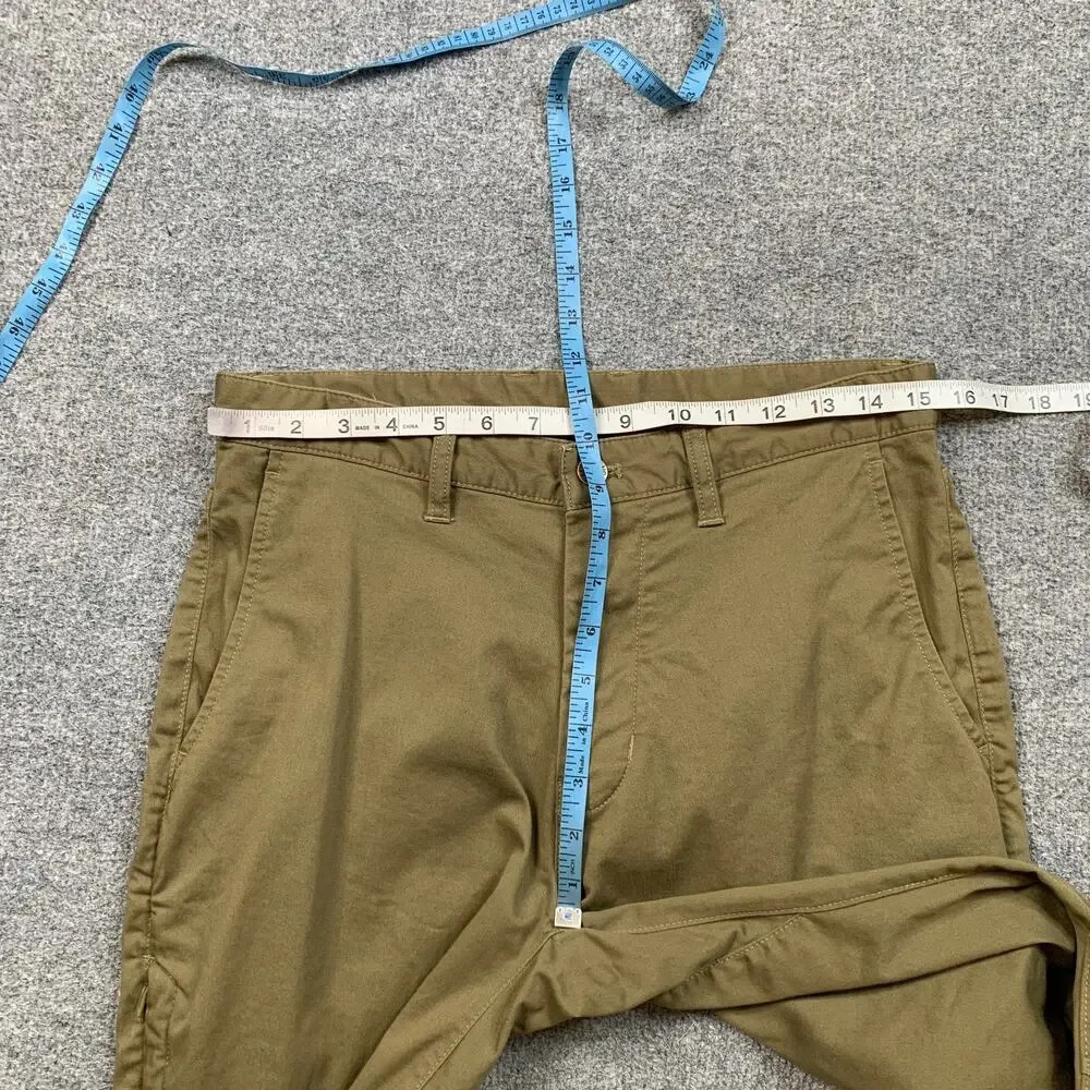 The North Face Pants Mens 30 Moss Green Motion Stretch Cotton Straight Chino
